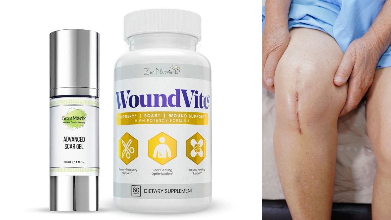 WoundVite® ScarMedx Combo - The Comprehensive Solution for Post-Op Wound Care and Scar Reduction