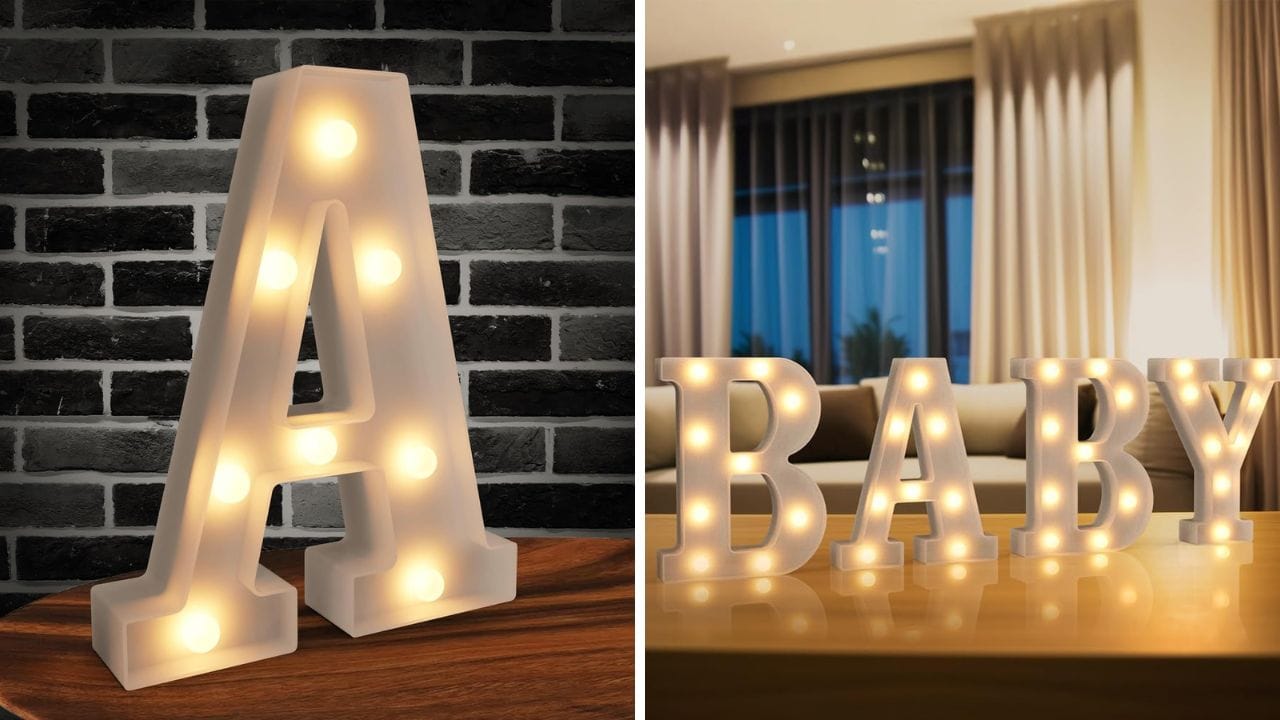 Alphabet Lighting: Transform Your Space with Plastic Alphabet Wall Decor