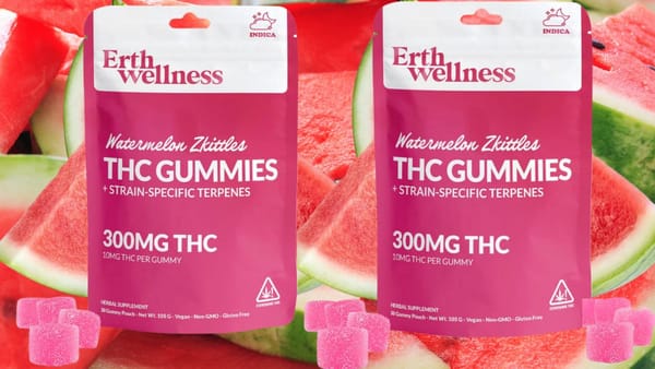 Erth Wellness: Indulge in Indica Bliss With These Watermelon Zkittles Gummies