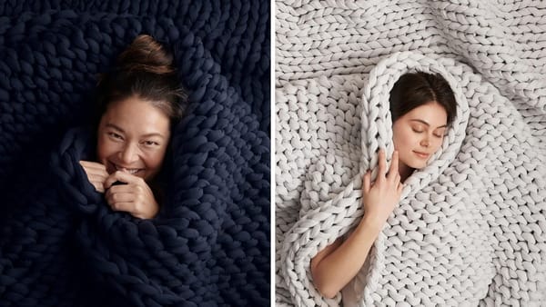 Bearaby Blanket: These Cotton Hand-Knit Weighted Blankets Feel Like a Hug from Your Dreams