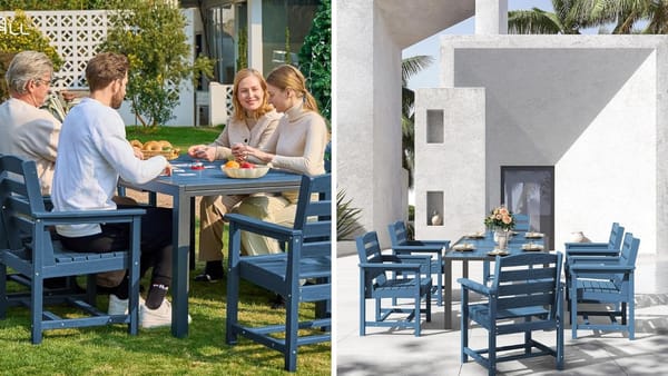 Serwall 9-Piece Outdoor Dining Set: A Modern Patio Must-Have